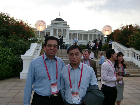 Photo of Mr. Pan Lidong and Mr. Allan Leung from Hogan Lovells
